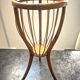 Former worker basket serving piece of professional furniture fruit wood support early 1900