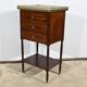 Petite Table de Salon Chiffonnière en Acajou, époque Louis XVI – XVIIIe
