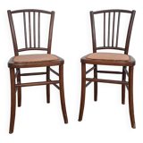 Set of 2 vintage bistro chairs