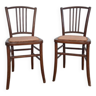 Set of 2 vintage bistro chairs