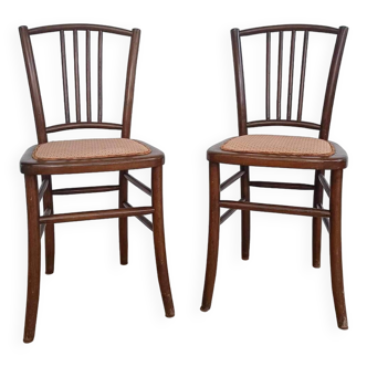 Lot de 2 chaises bistrot vintage