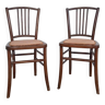 Set of 2 vintage bistro chairs