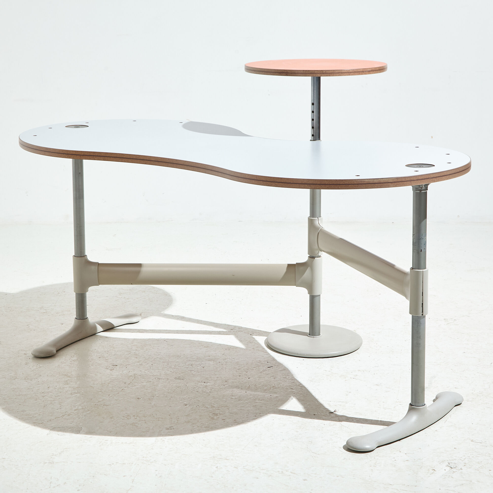 Red rocket desk by Ayse Birsel for Herman miller