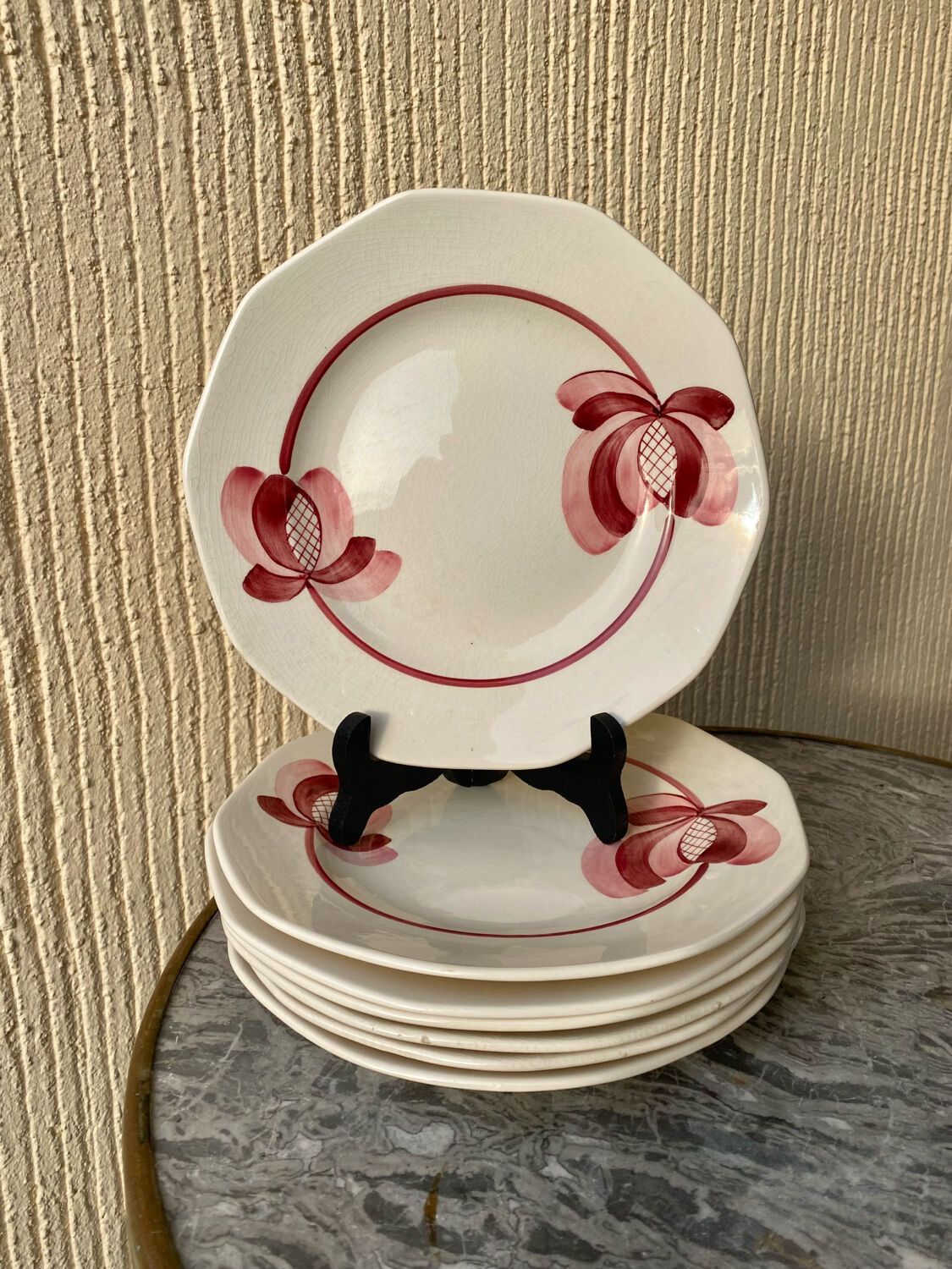 Vintage Art Deco Villeroy & Boch plates