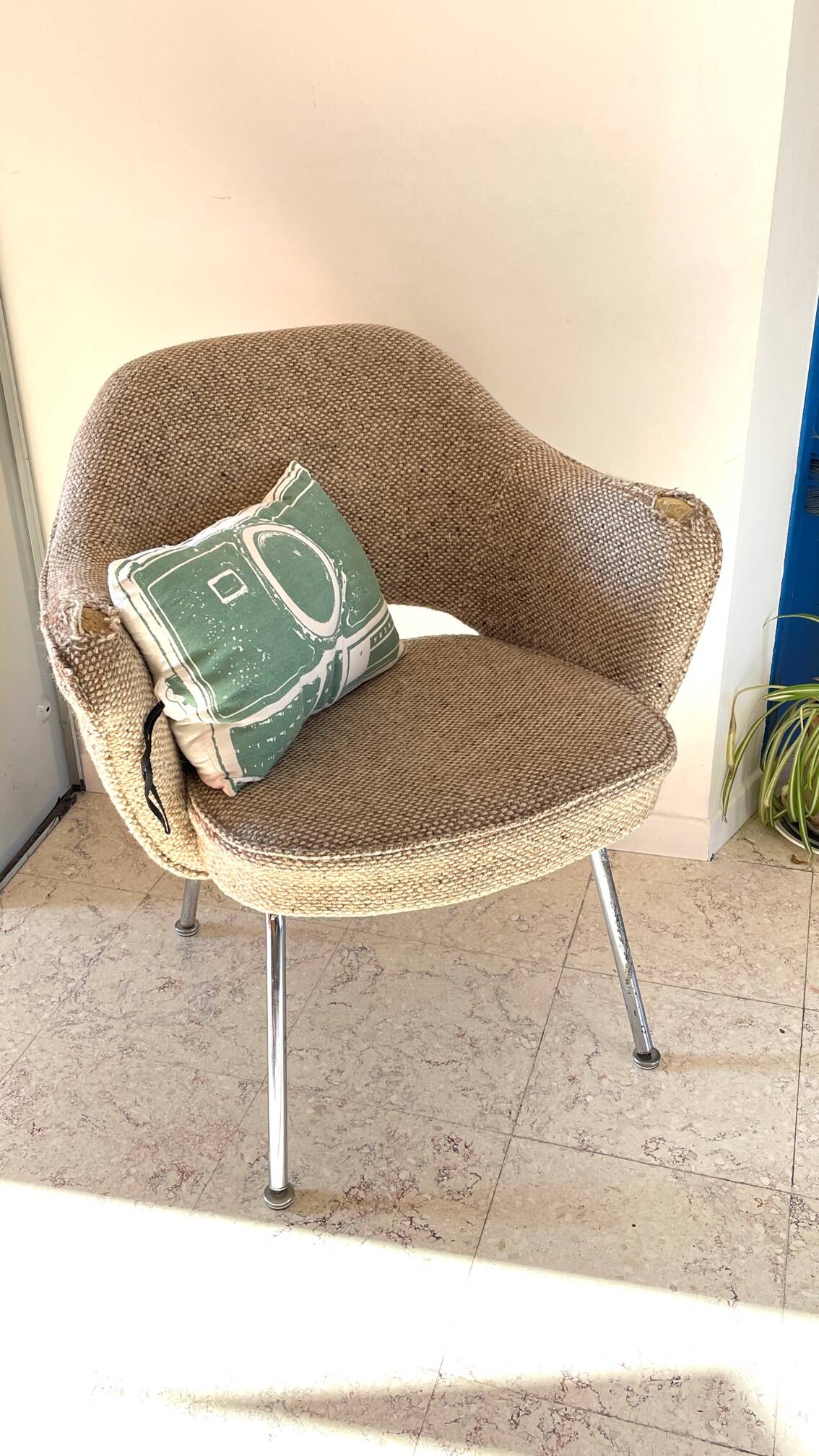 Fauteuil Conférence Eero Saarinen par Knoll années 70