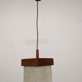 Teak and perspex suspension from the 50s/60s