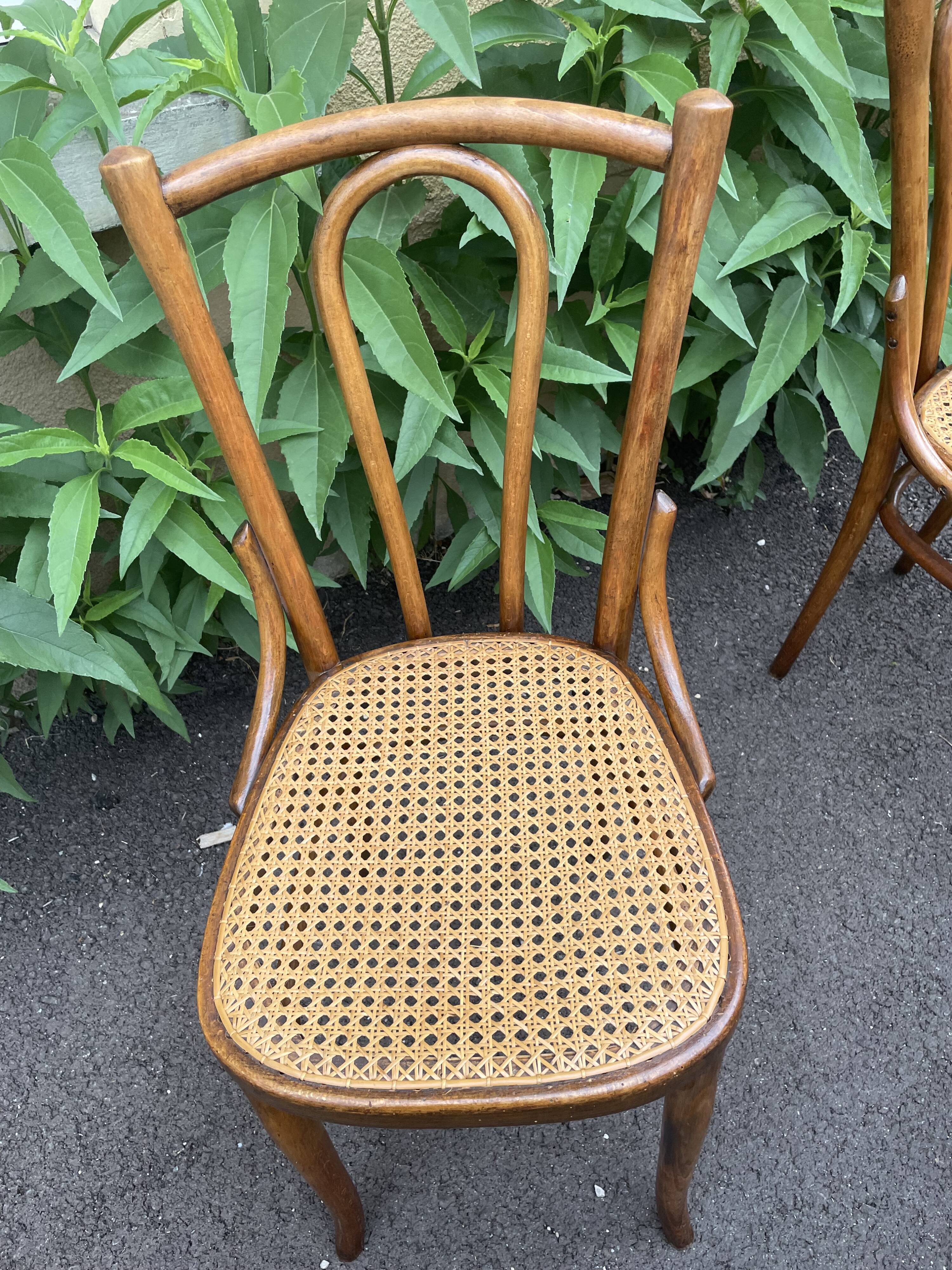 Baumann tanned bistro chairs