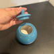 Sucrier bleu vintage