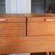 Wooden sewing worker/furniture with compass feet