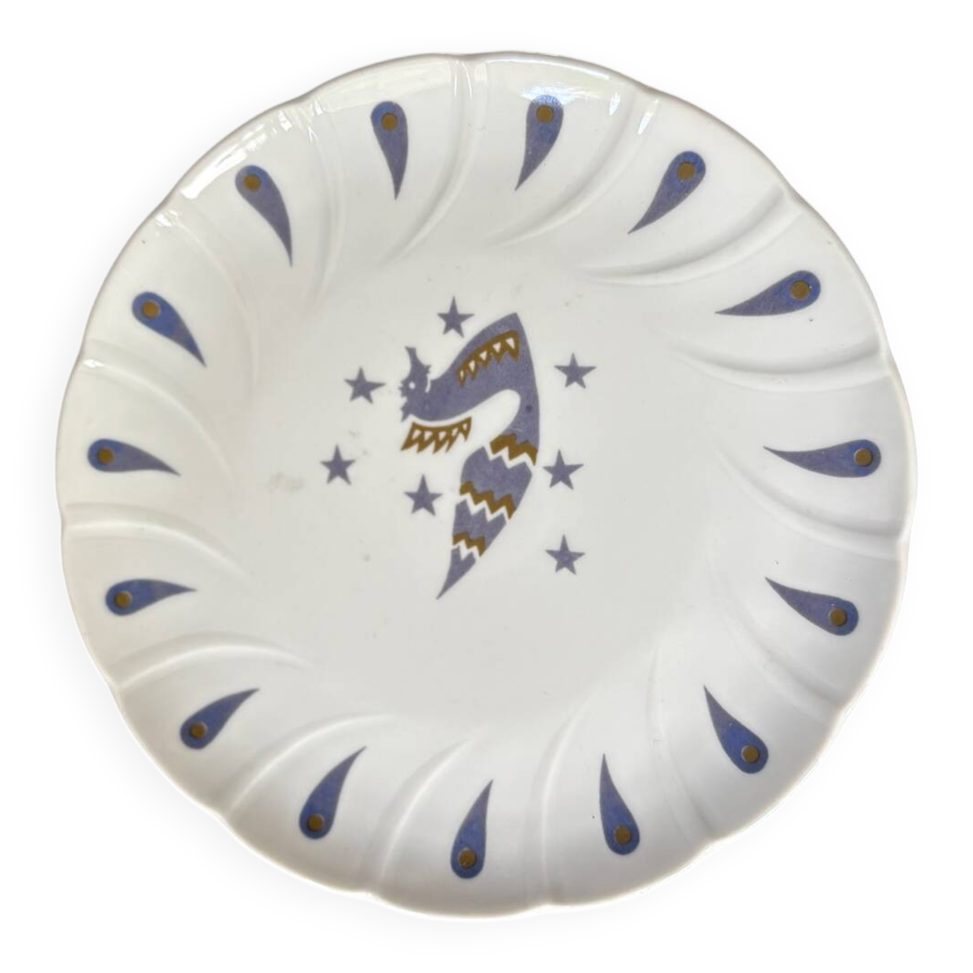 Assiette vintage Jean picart Ledoux pour Air France