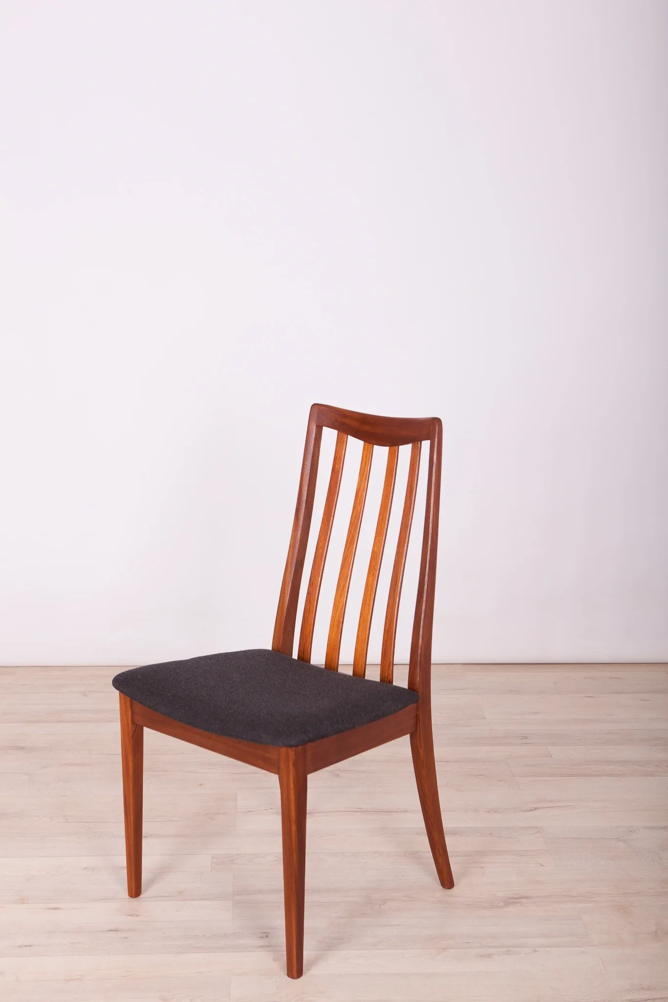 Chaises de salle à manger en tissu et teck par Leslie Dandy pour G-Plan, années 1960, ensemble de 6