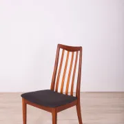 Chaises de salle à manger en tissu et teck par Leslie Dandy pour G-Plan, années 1960, ensemble de 6