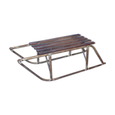 Ancient iron and wood sledge