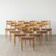 Henning Kjærnulf, dining chair (set of ten)
