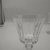 Crystal stemmed glass, Baccarat, Picadilly model, France, red wine glass