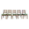 Suite de 5 chaises vintage