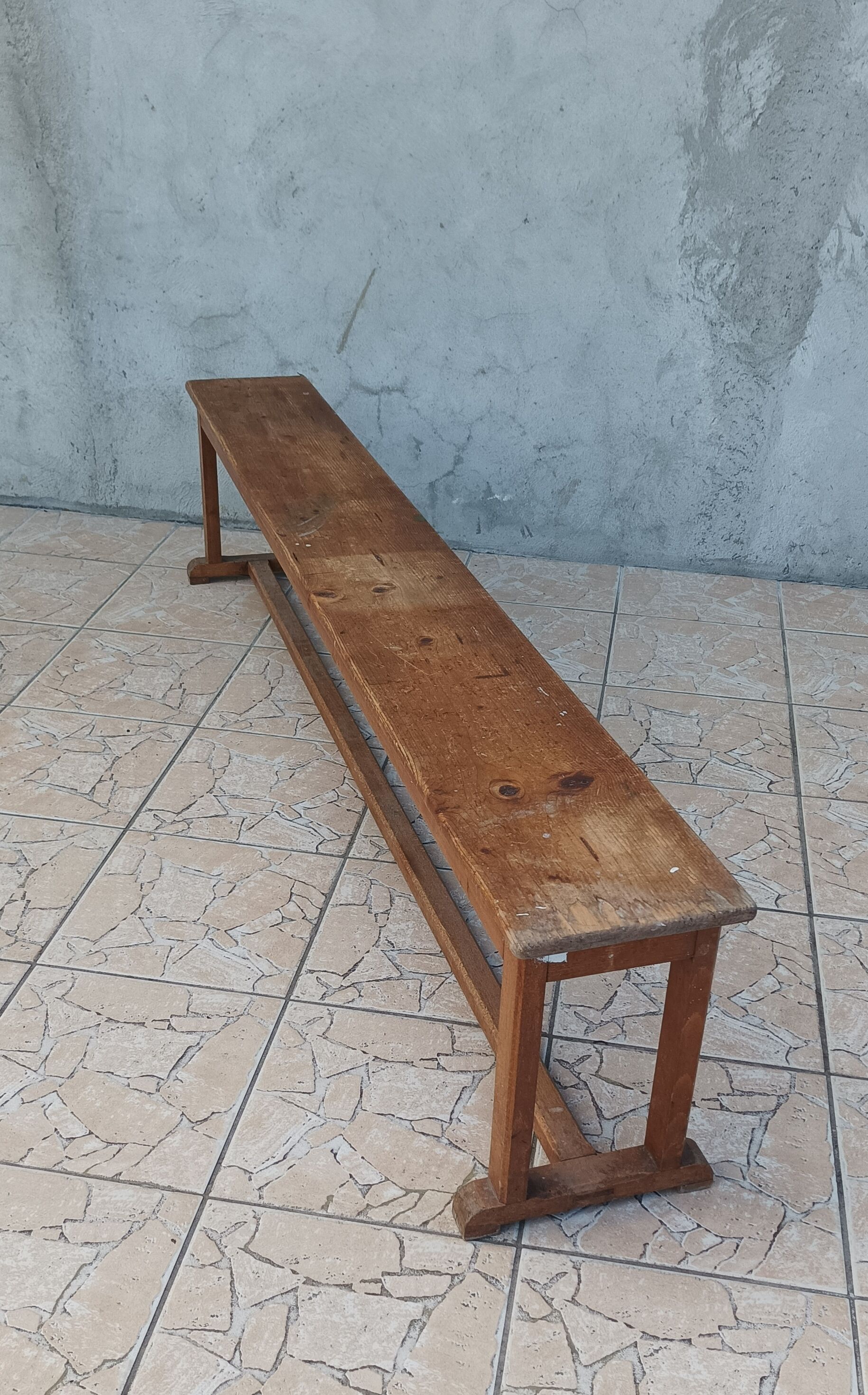 Vintage pine bench