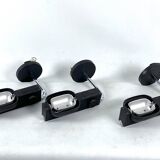 Vintage set of three sconces by Ernesto Gismondi for Artemide. Italy 1980s