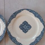 4 assiettes Vieux Rouen