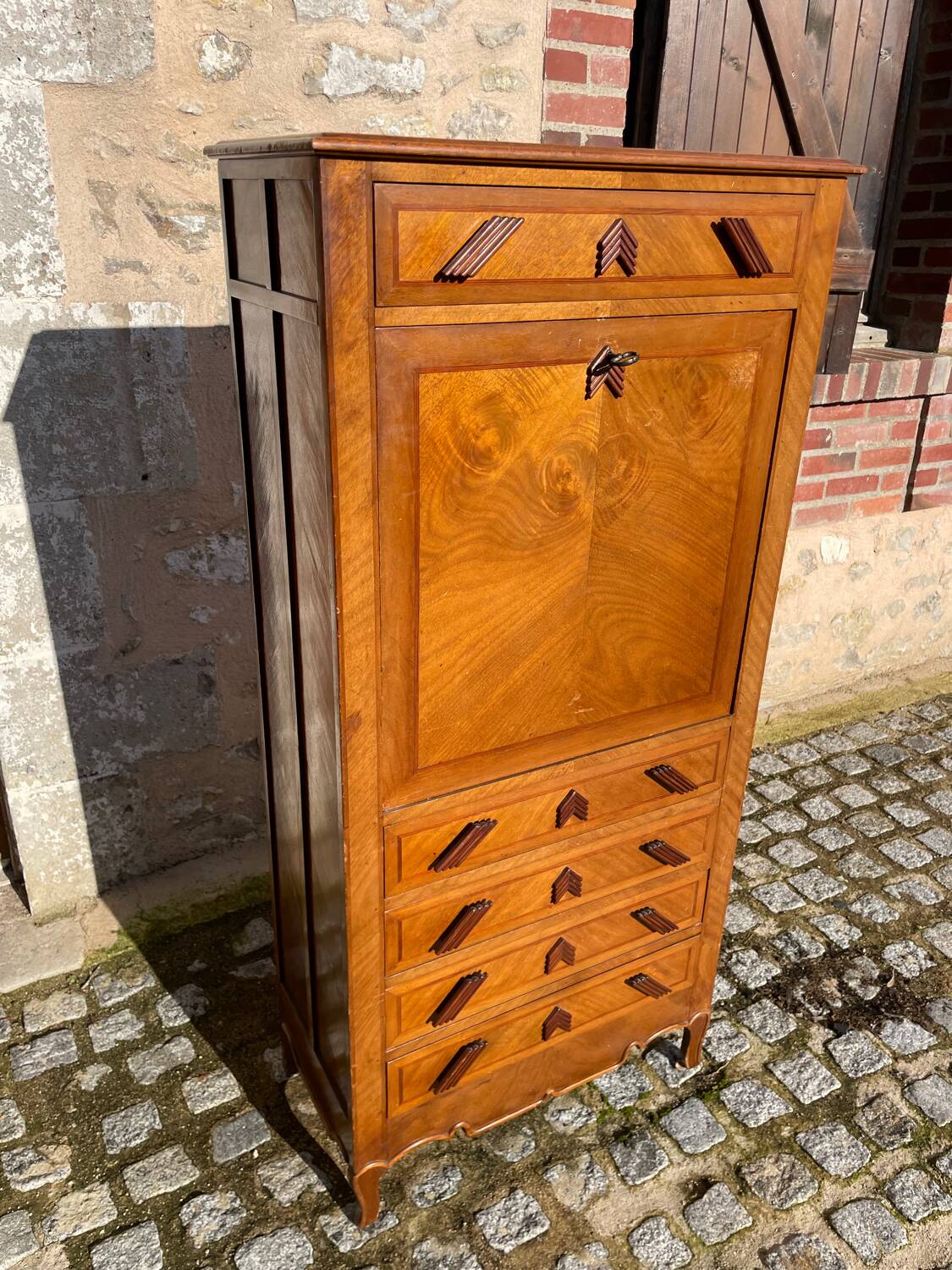 Vintage wooden secretary