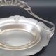 Antique silver-plated metal basket with handle, Phénix silversmith, Art Nouveau.