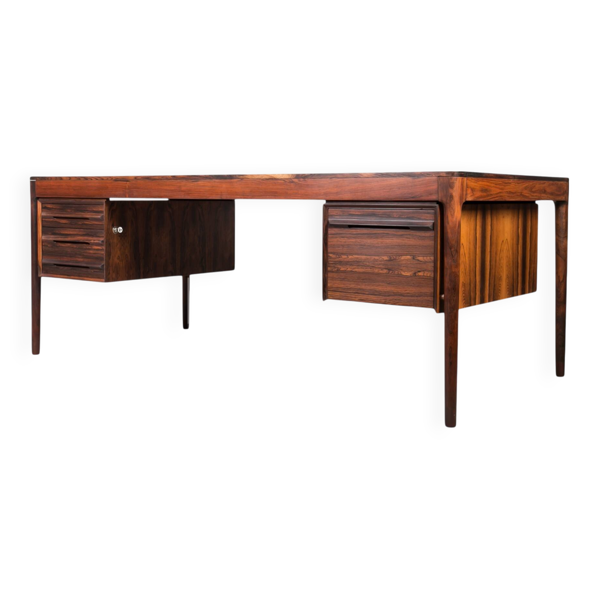 Mid-Century Modern Desk by Bruksbo, Norway, 1960s, attributed to Torbjorn A
