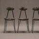 Italian set of mid-century dining chairs, 1960s