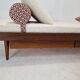 Teak Daybed with Hermes Cushions and Bolster, 1960s