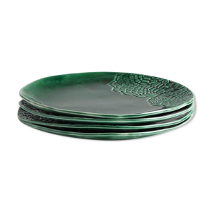 lot de 4 assiettes blanca
