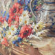 Canvas by Paul Anselme Schmitt 1945 flowers symbolising liberation