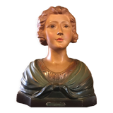 Bust woman plaster