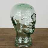 Decorative glass head