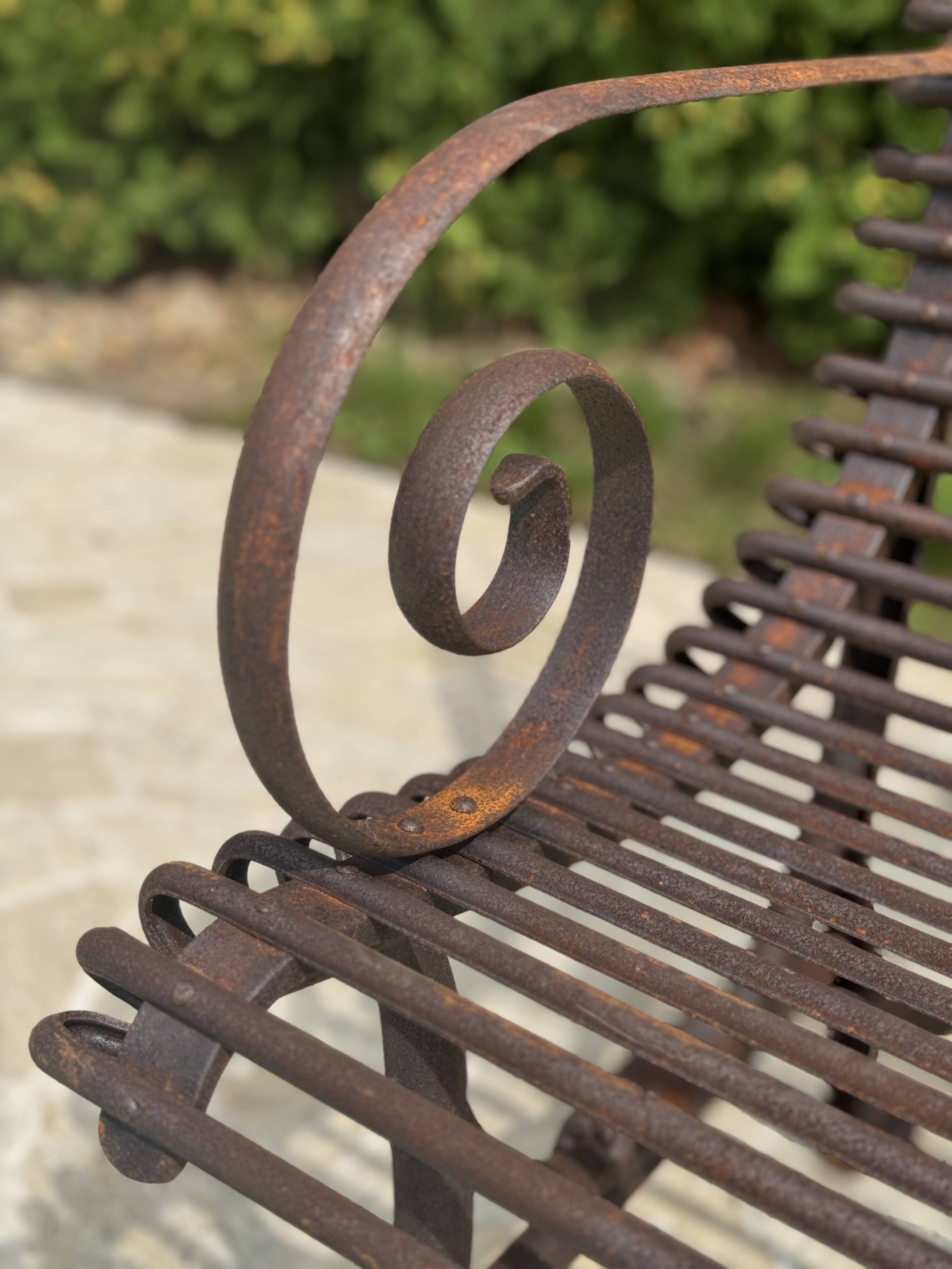 Banc Grassin à Arras - Rouillé - 3 Places