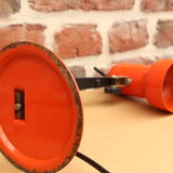 Vintage orange desk spot lamp 60"s