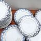 Lot de 12 assiettes Terre de fer «Montigny»