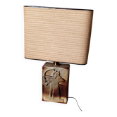1980s ceramic archers lamp