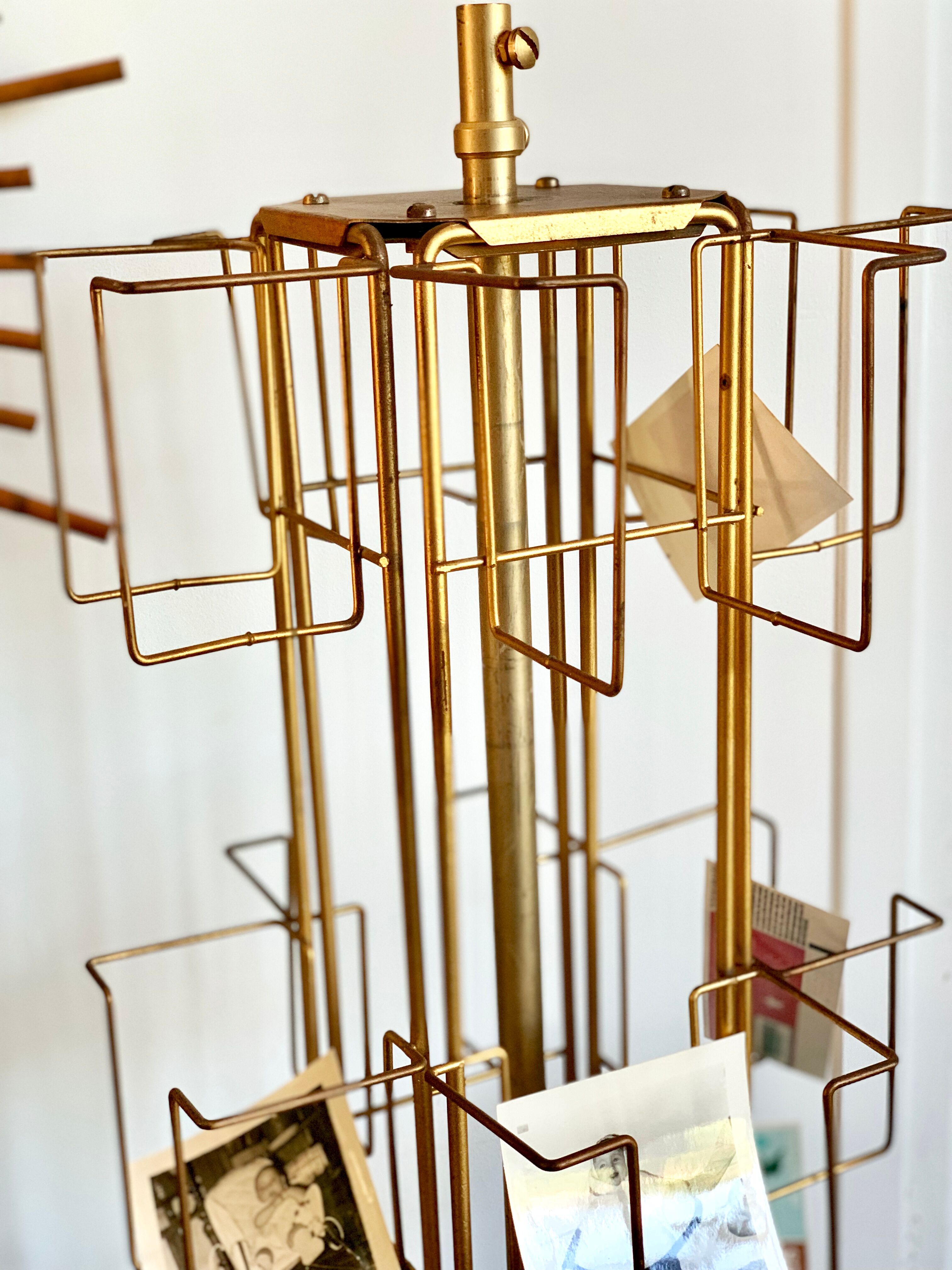 Show turnstile gilded postcards