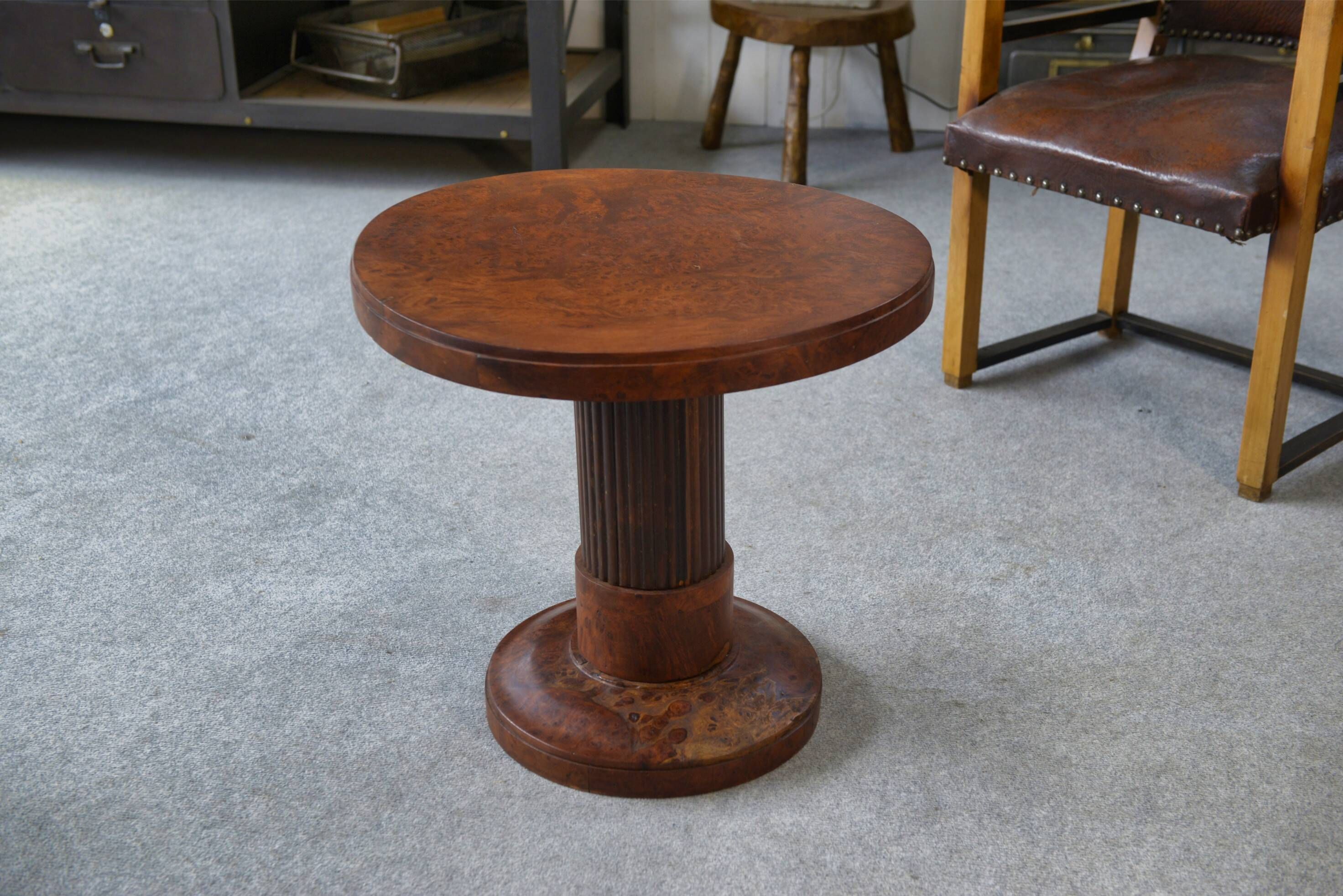 Art Deco gueridon attributed to Jules Leleu 1930s