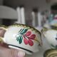 Henriot Quimper coffee service 8 cups/saucers, coffee pot, sugar bowl, jug.