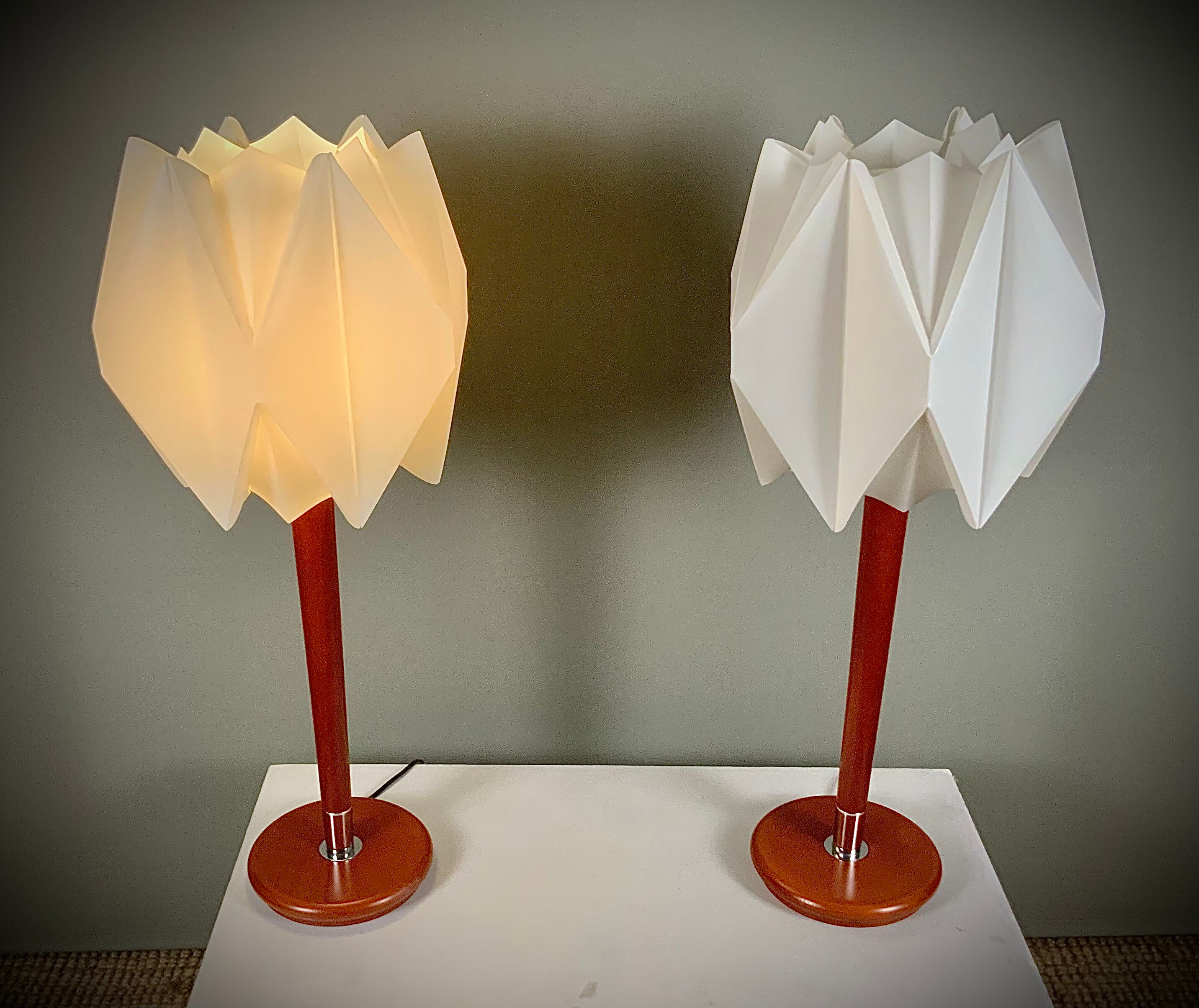 Pair of Scandinavian lamps