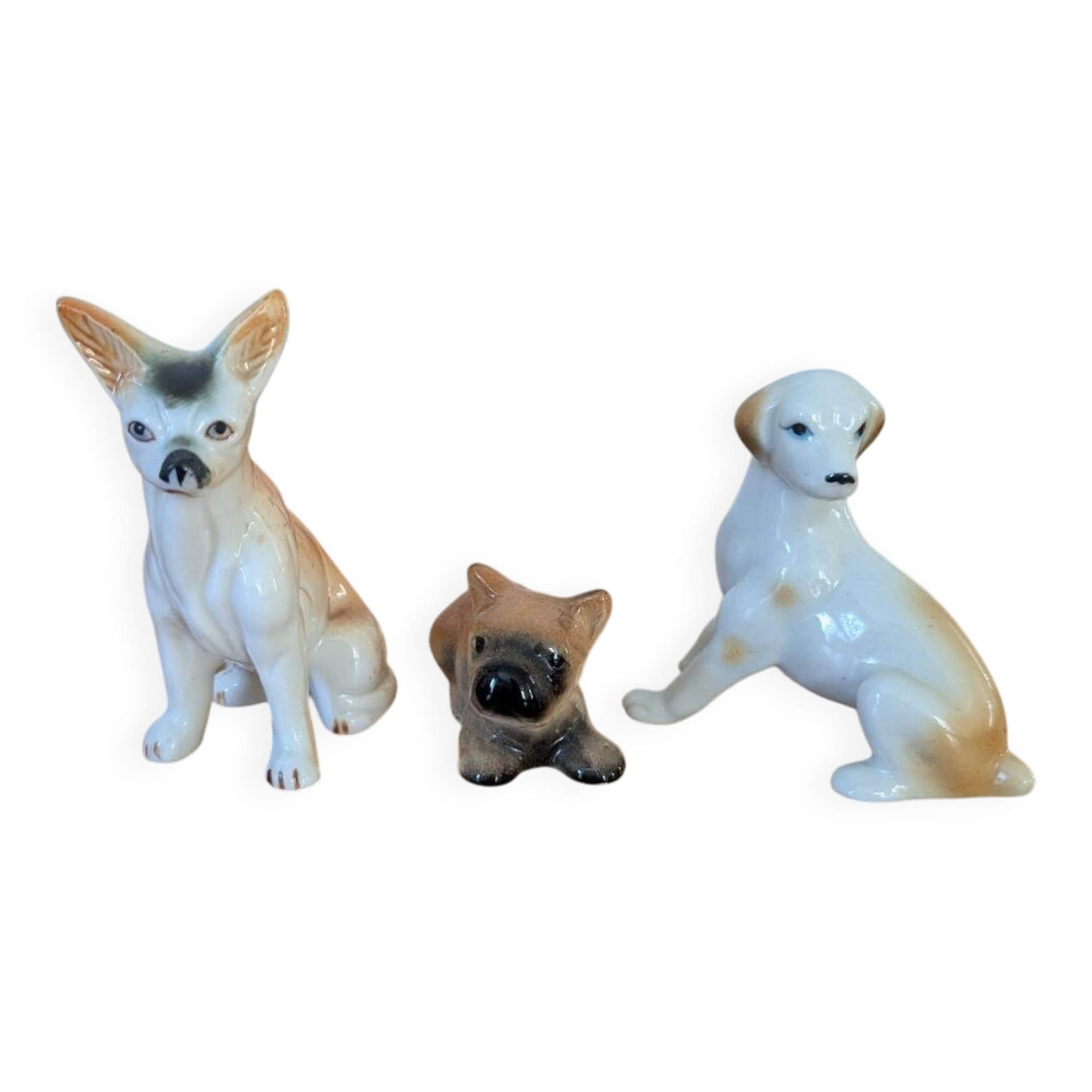 Porcelain dogs