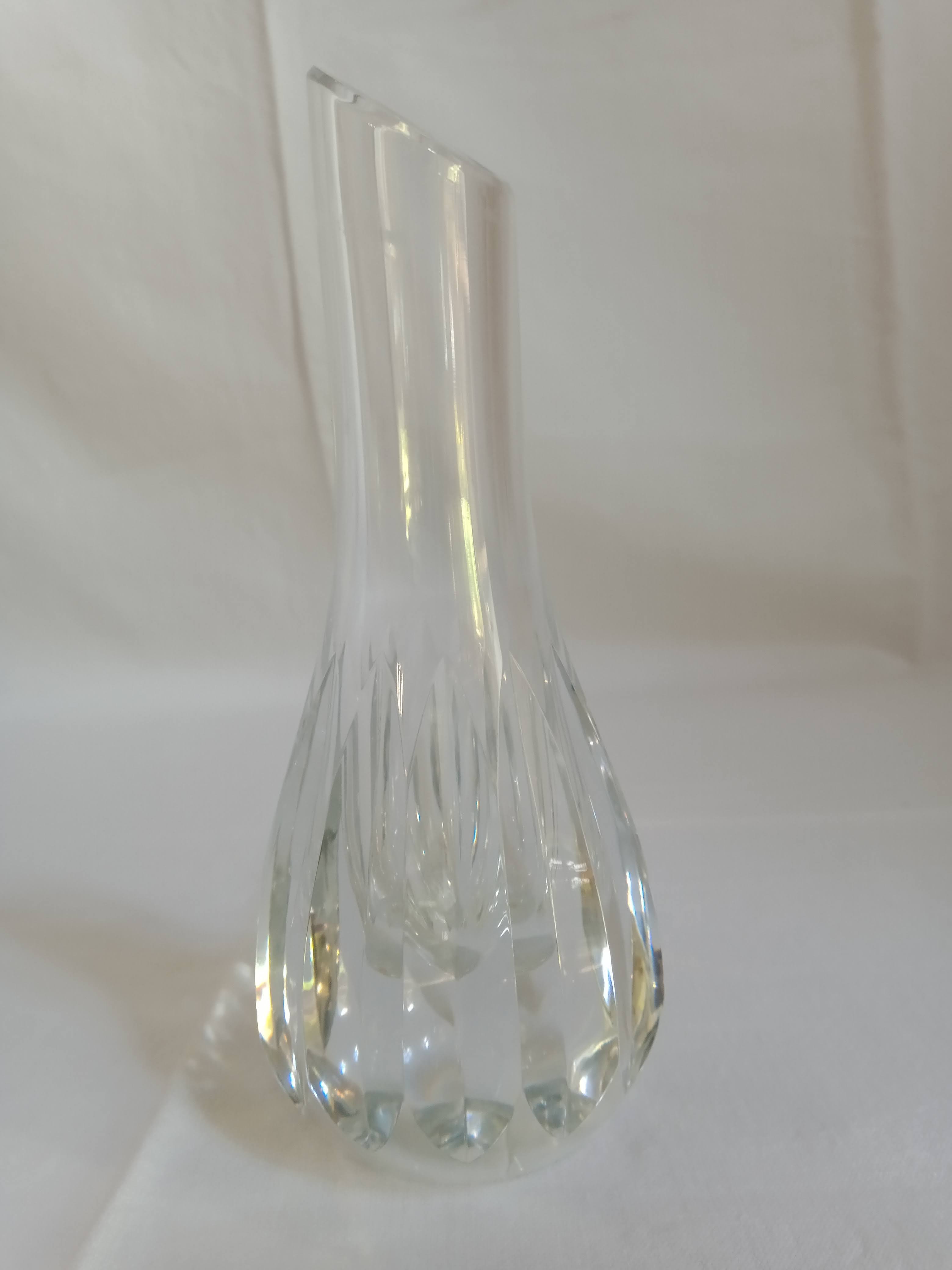 Baccarat crystal vase
