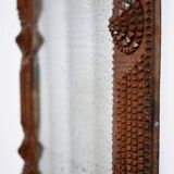 Black forest brown wooden mirror 4, 1910s.