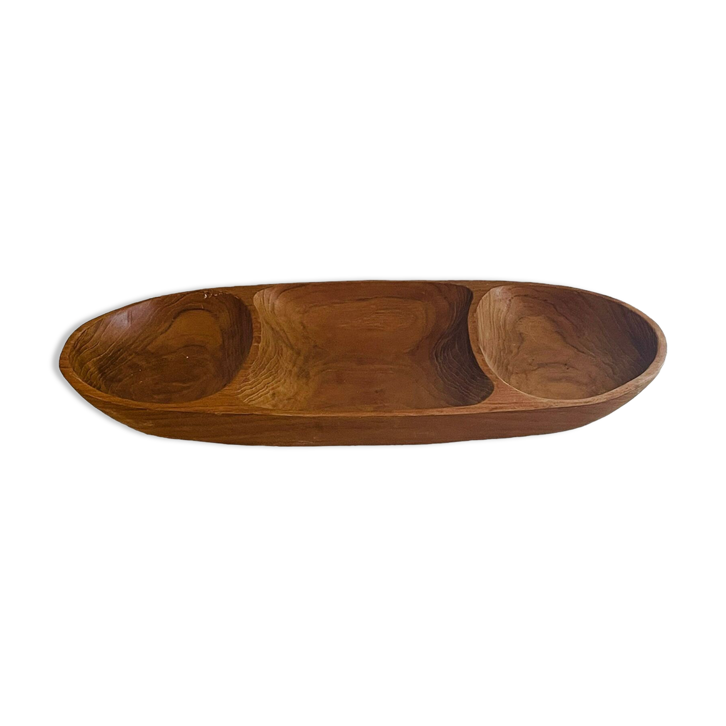 Plateau en bois vintage 41,5cm