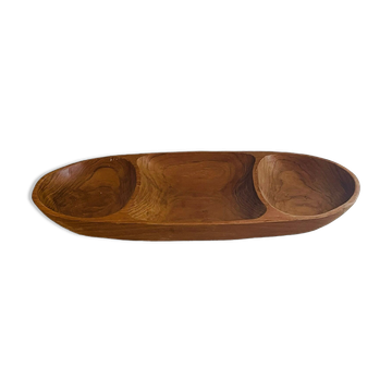 Plateau en bois vintage 41,5cm