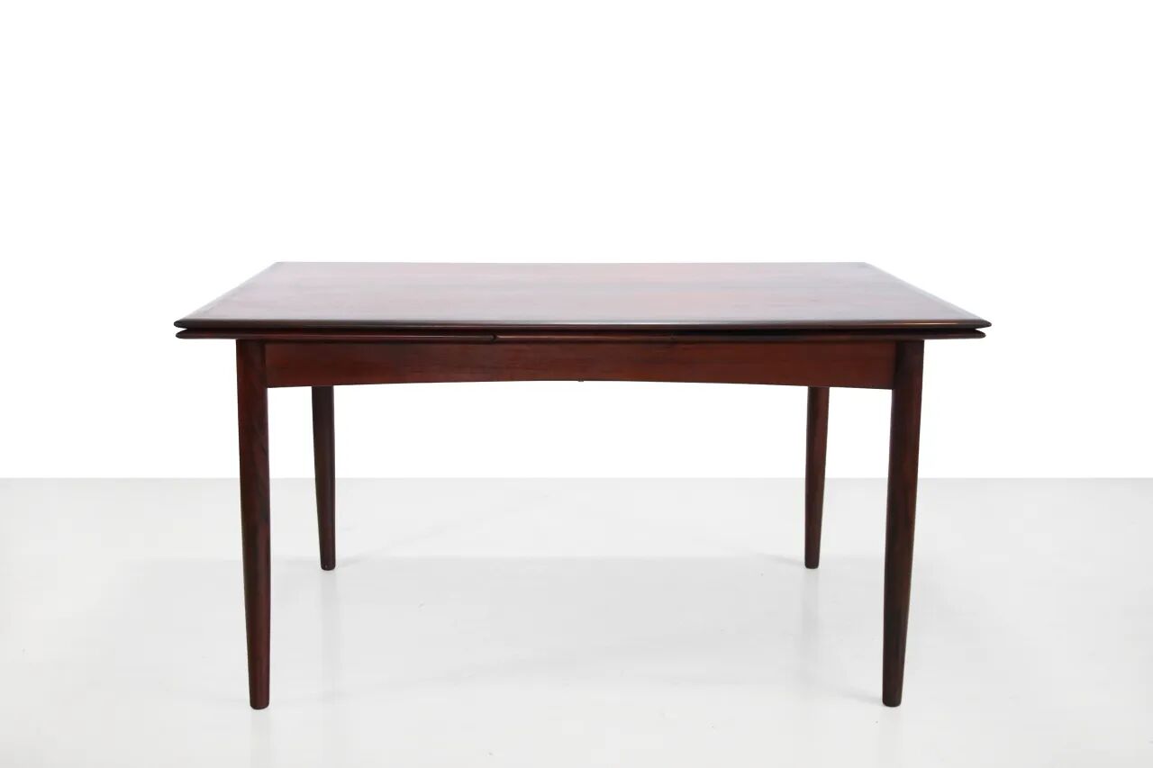 Rosewood Danish design extendable dining table, 1960's