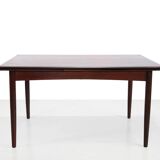 Rosewood Danish design extendable dining table, 1960's