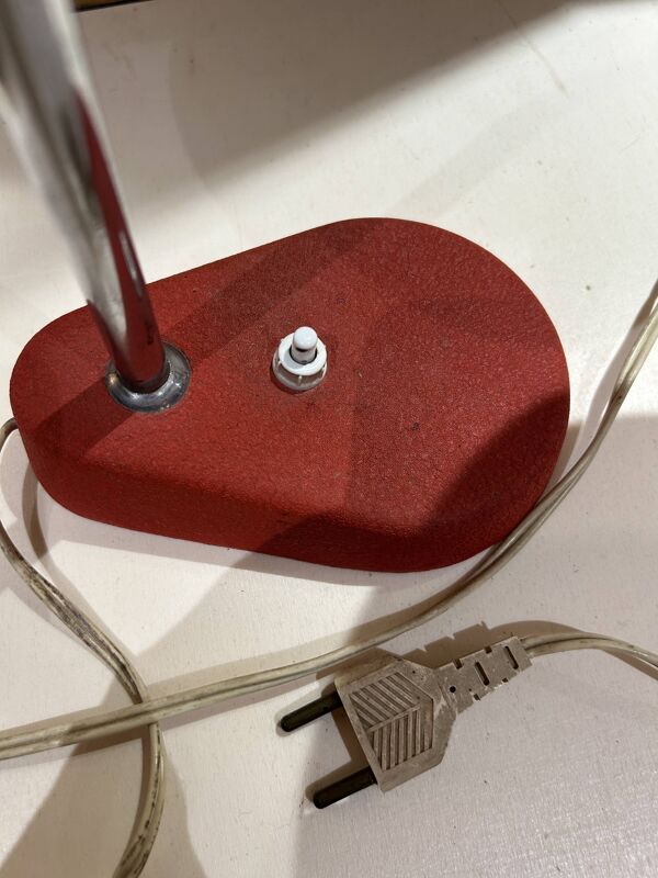 Lampe bureau Aluminor rouge
