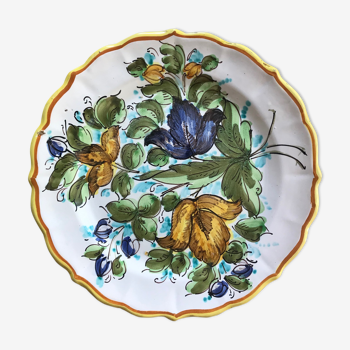 Flower plate to hang