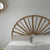 Headboard 2 people shape peacock